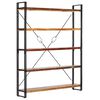 vidaXL 5-Tier Bookcase 140x30x180 cm Solid Reclaimed Wood