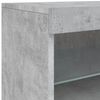 vidaXL Sideboard with LED Lights Concrete Grey 162x37x67 cm