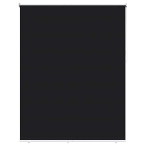 vidaXL Outdoor Roller Blind UV Protection Black 200 x 140 cm (W x H)