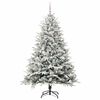 vidaXL Artificial Pre-lit Christmas Tree with Ball Set Green 180 cm