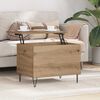 vidaXL Coffee Table Artisan Oak 60 x 44.5 x 45 cm Engineered Wood