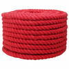 vidaXL Cotton Rope 16 mm 100 m Red 100% Cotton