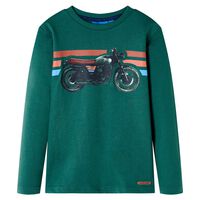 Kids' T-shirt with Long Sleeves Green 92