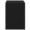 vidaXL Garage Wall Cabinets 2 pcs Black Engineered Wood