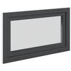 vidaXL Basement Window "RISOR" 100x70 cm Tilt&Turn DIN Left Anthracite