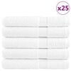 vidaXL Premium Towels "SOLUND" 50 pcs White 100x200 cm 600 gsm