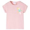 vidaXL Kids' T-shirt Light Pink 116