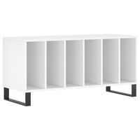 vidaXL Record Cabinet White 100x38x48 cm Engineered Wood