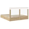 vidaXL Storage Bed with Drawer Sonoma Oak 180 x 200 cm Engineered Wood