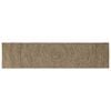 vidaXL Area Rug Natural and Black 60 x 200 cm Jute