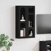 vidaXL Hanging Cabinet Black 59 x 20 x 100 cm Engineered Wood
