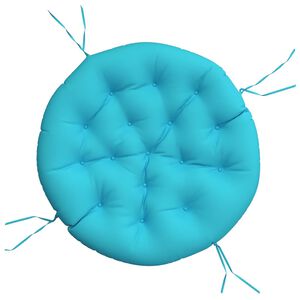vidaXL Round Cushion Turquoise &Oslash; 100 x11 cm Oxford Fabric