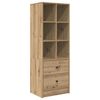 vidaXL Desk with Drawer 2 pcs Artisan Oak