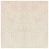 vidaXL Anti-slip Shaggy Rug Cream 160 x 160 cm PP