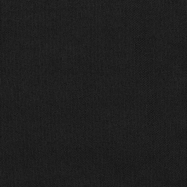 vidaXL Linen-Look Blackout Curtains with Grommets 2pcs Black 140x175cm