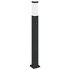 vidaXL Bollard Light with Sensor 80 cm Black IP44