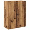 vidaXL Highboard 2 pcs Old Wood Engineered Wood
