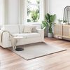 vidaXL Faux Rabbit Fur Rug Olite Beige 120 x 120 cm Polyester