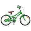 vidaXL Kids Bike 18 Inches for 5-7 Years Old Green