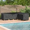 vidaXL Furniture Cover Black