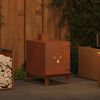 vidaXL Camping Stove 35x50x60 cm Corten Steel