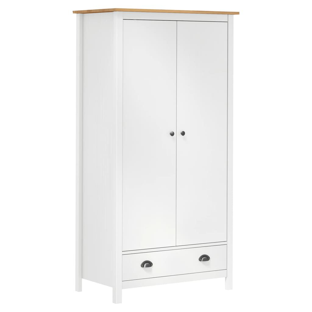 Pine white wardrobe cheap