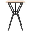 vidaXL Dining Table Y-Frame 100x50x75.5 cm Solid Wood Pine and Steel