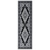 vidaXL Runner Rug BCF Black 80x300 cm