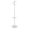 V-Part Standing Coat Rack With 8 Hooks Porcelain White 178 cm