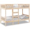 vidaXL Bunk Bed 90x200 cm Solid Wood Pine
