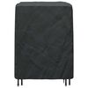 vidaXL Furniture Cover Plain Black 116 x 100 x 120 cm 600D