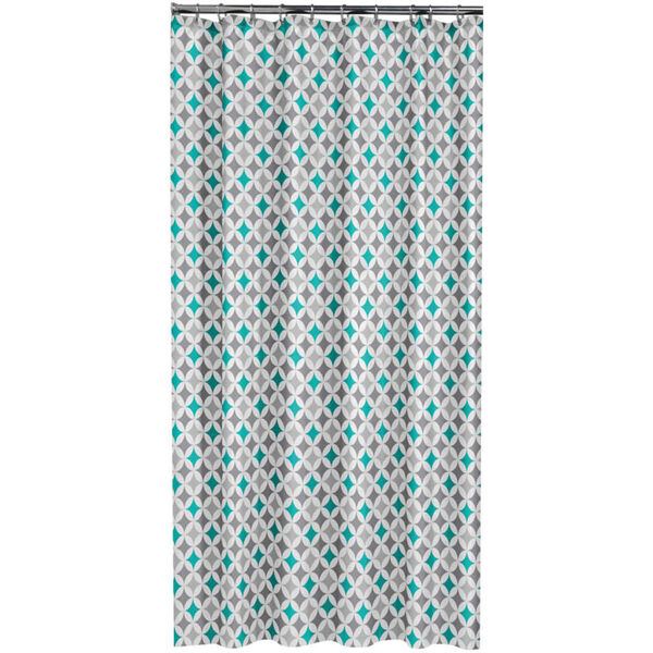 Sealskin Shower Curtain Diamonds 180 cm Aqua 235201330