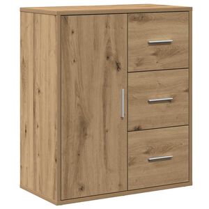 vidaXL Sideboard Artisan Oak 60 x 31 x 70 cm Engineered Wood