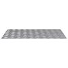vidaXL Stair Tread Rectangular 2 pcs Silver 80 x 50 cm Aluminium