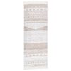 vidaXL Rug Beige 100x300 cm Cotton