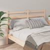vidaXL Bed Headboard 126x4x100 cm Solid Wood Pine