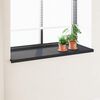 vidaXL Window Sill Anthracite with Wood Grain 160 x 50 x 4.5 cm PVC
