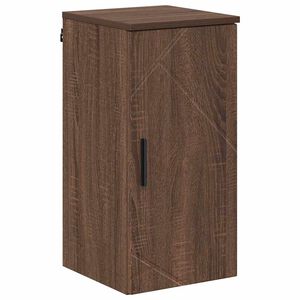 vidaXL Bathroom Cabinet Wall-mounted Brown Oak 30 x 31.5 x 61 cm