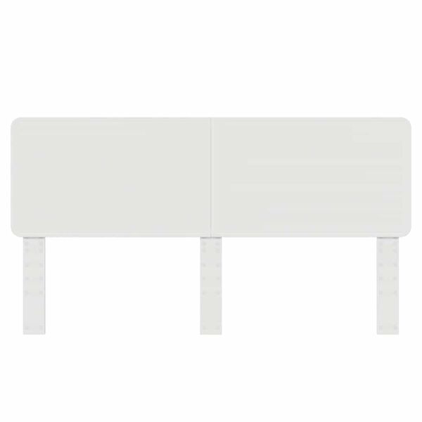vidaXL Headboard with Headboard Gloss White 180 cm Engineered wood