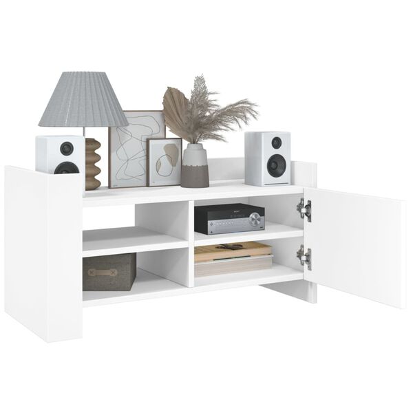 vidaXL TV Cabinet White 80x35x40 cm Engineered Wood