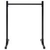 vidaXL Dip Stations 2 pcs Black 109 x 90 x 105 cm Powder-coated steel