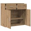 vidaXL Sideboard Artisan Oak 78 x 38 x 80 cm Engineered Wood