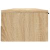 vidaXL Wall Cabinet Sonoma Oak 102x30x20 cm Engineered Wood