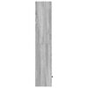 vidaXL Bookcase Grey Sonoma 31x24x127 cm Engineered Wood
