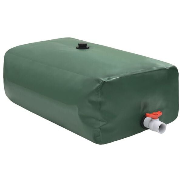 vidaXL Water Tank with Tap Foldable 1000 L PVC