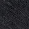 vidaXL Hand-woven Chindi Rug Leather 190x280 cm Black