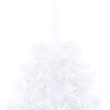 vidaXL Artificial Half Pre-lit Christmas Tree with Ball Set White 240 cm