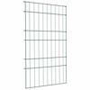 vidaXL Pond Fence Set 8 pcs 50 x 80 cm Steel Green