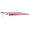 vidaXL Manual Retractable Awning with LEDs 5 x 3 m