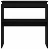 vidaXL Console Table Black Oak 80 x 30 x 80 cm Engineered Wood